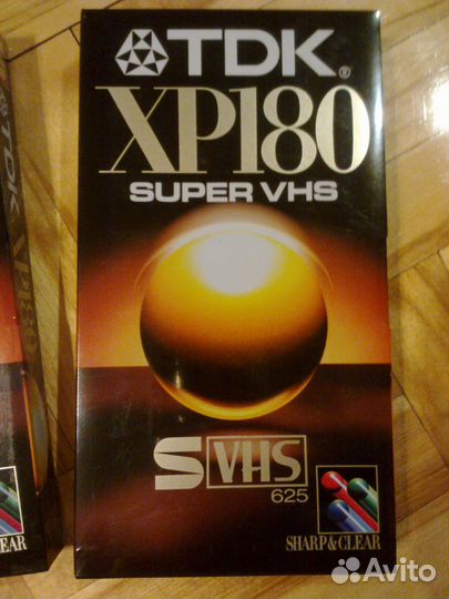 Видеокассета TDK Super-VHS XP180 (Япония)