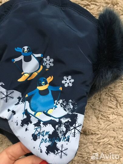 Теплая красивая шапка ушанка Tutu Сибирь