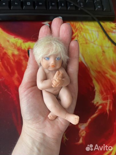 Кукла реборн мини