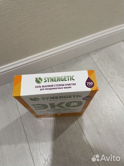 Synergetic эко Соль для посудомоечных машин 750гр