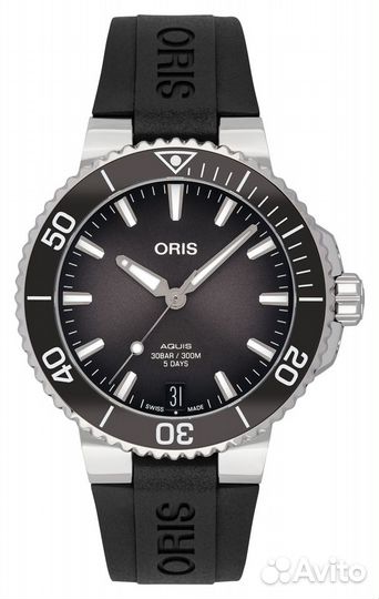 Oris Aquis Date Calibre 400 Black Rubber Оригинал