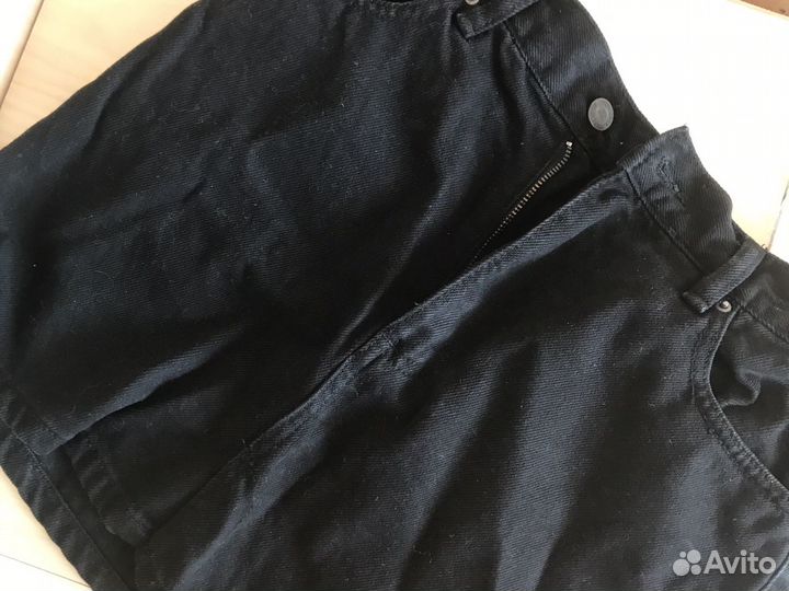 Джинсовая мини-юбка pull and bear