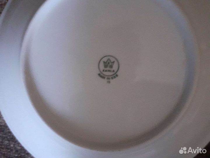 Суповые тарелки ГДР Кахла 6 штук