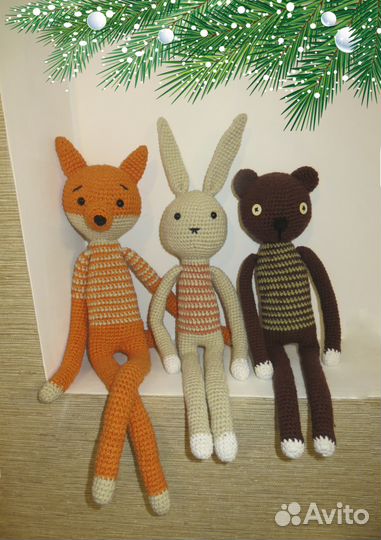 Вязаные игрушки и куклы