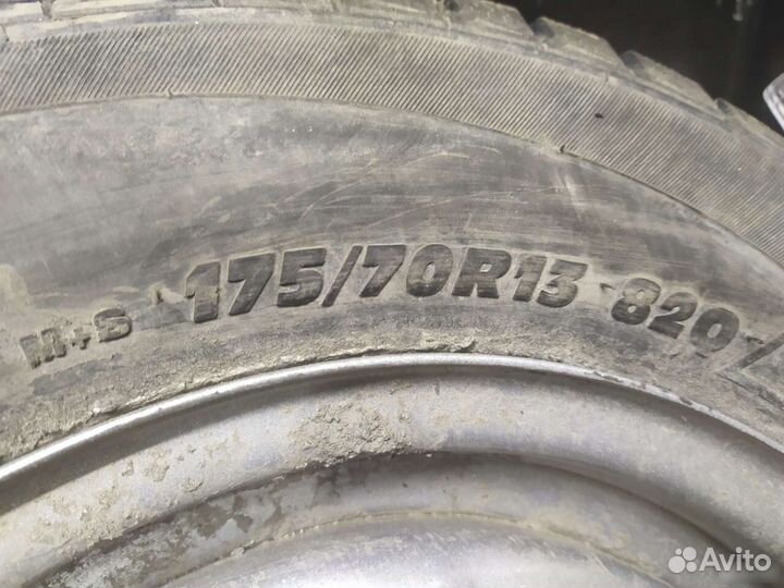 Диск штампованный 4*98 зимняя резина r13