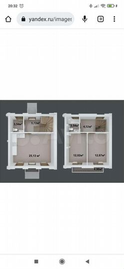 2-к. квартира, 75 м², 1/2 эт.