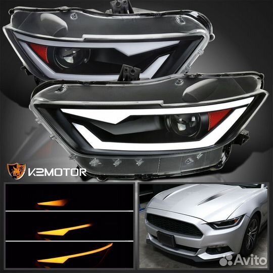 Фары альтернативные 15-18 Mustang