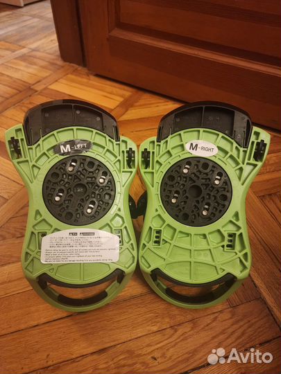 Крепления для сноуборда Flux PR Green размер M