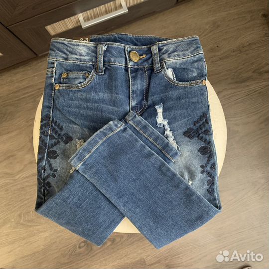 Новые джинсы на девочку 2-4 года