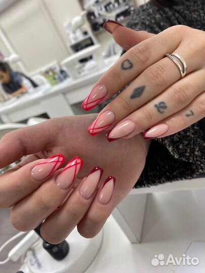 Маникюр Педикюр наращивание ногтей