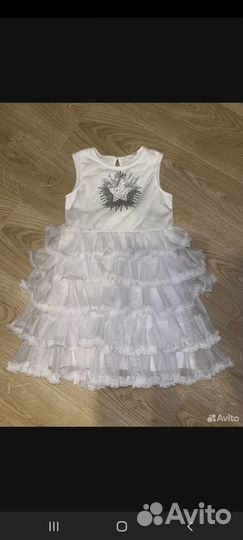 Нарядное платье для девочки 122 128