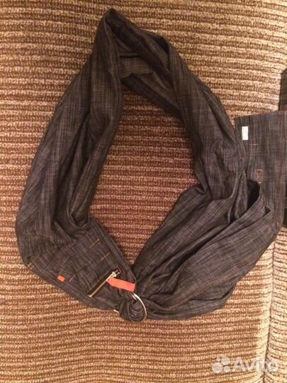 Слинг джинсовый на кольцах active 0+