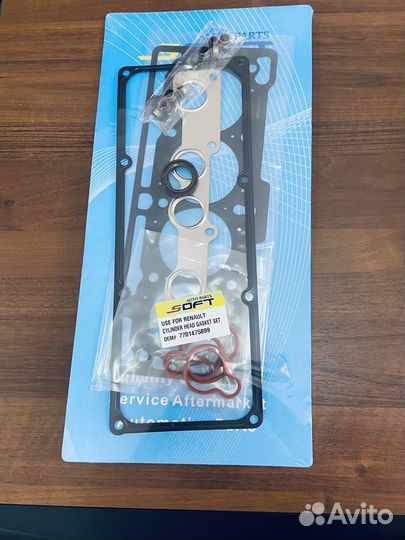Комплект прокладок гбц Рено,Ларгус к7м,к7j,8 кл