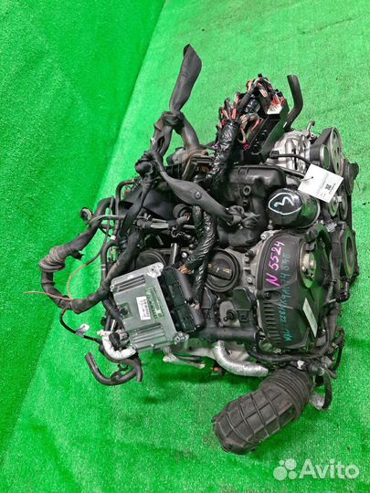 Двигатель audi A4 8K2 cdhb 2008 65000km 2WD 037486 turbo, коса+комп, wauzzz8KX9A174878, без катализа