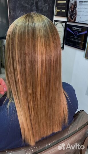 Кератиновое выпрямление, холодное восстановление