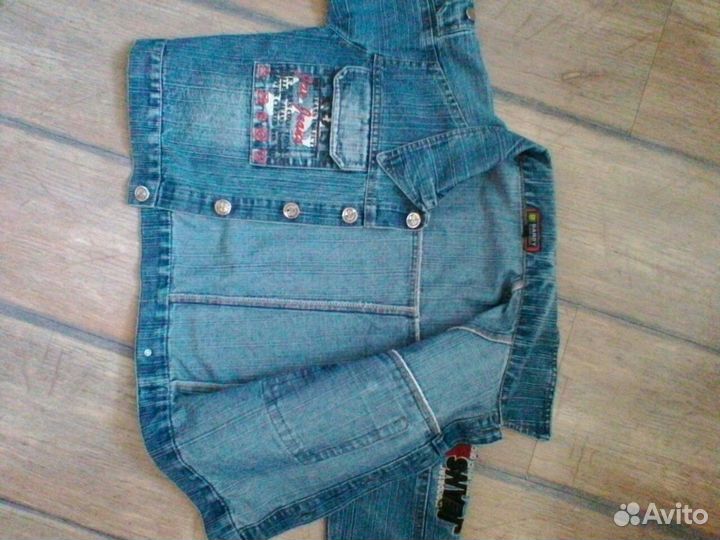 Джинсовая детская куртка