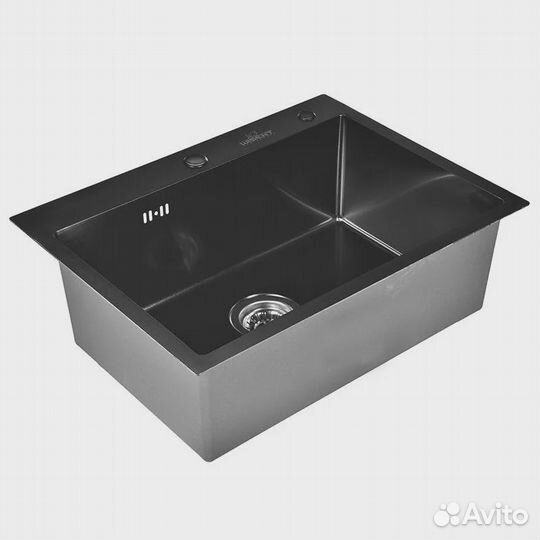 Новая, Кухонная мойка из нержавейки wisent 60х50 с