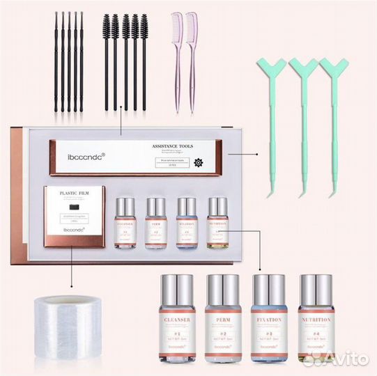 Набор для ламинирования ресниц и бровей