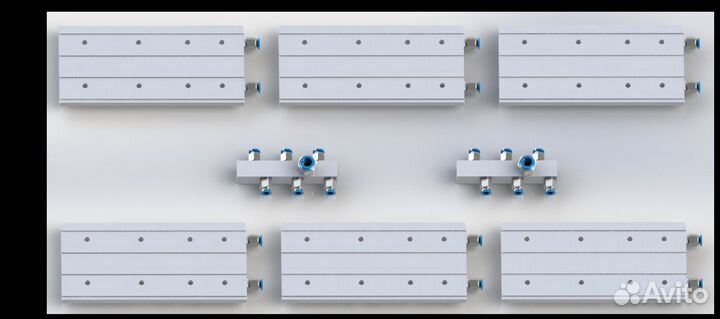 Комплект водоблоков для Antminer S19 j Pro с брс