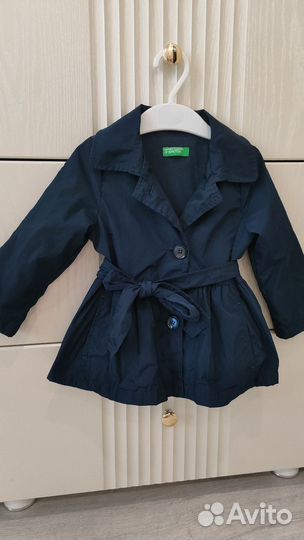 Плащ Benetton на девочку 86