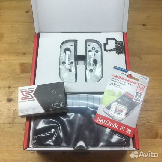 Nintendo Switch Oled 128gb новые прошитые+чип