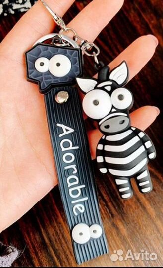 Селиконовый Брелок Zebra