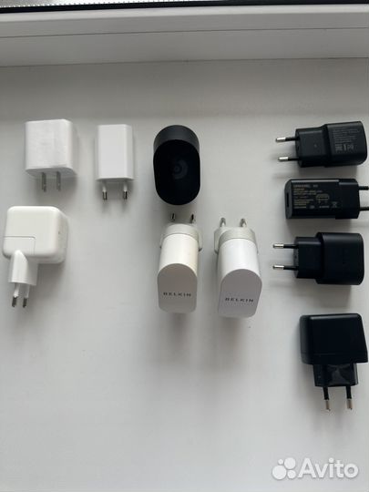 Блоки питания Apple, Belkin, Nokia, chromecast
