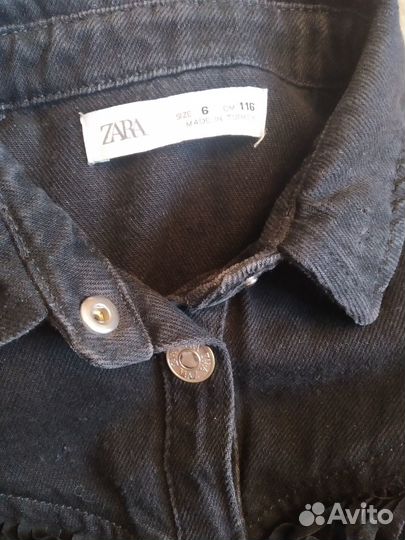 Платье джинсовое Zara 6-7лет(116)