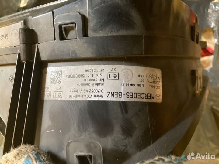 Панель приборов MB Actros MP2. А0024469921