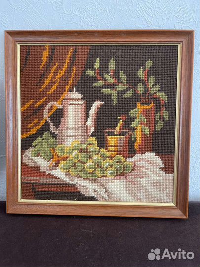 Картина,винтаж,Германия,вышивка