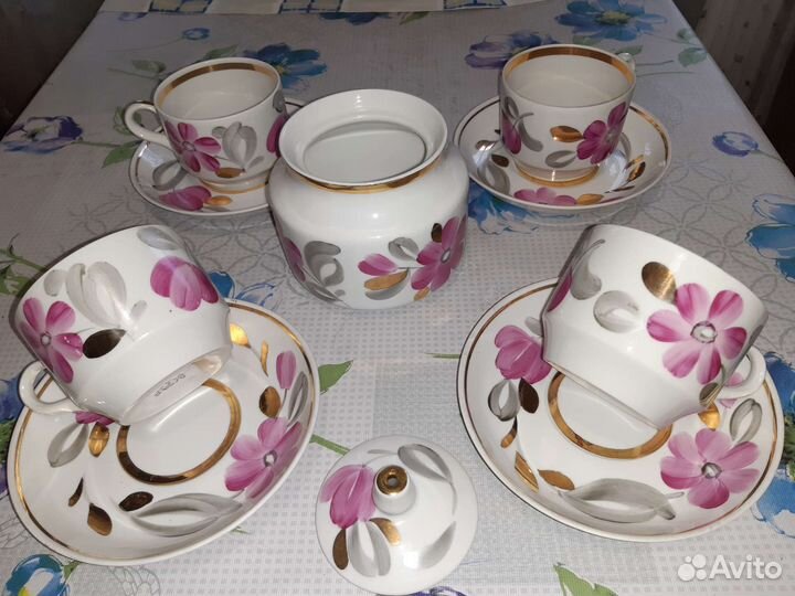 Чайный сервиз вербилки СССР