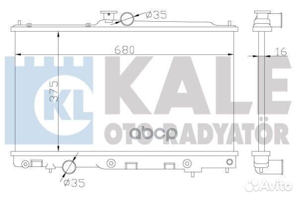 Радиатор системы охлаждения mitsubishi lancer V