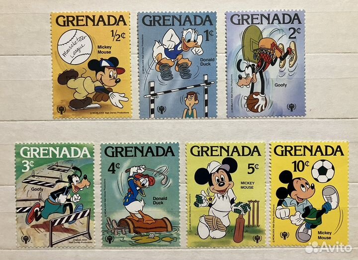 Марки Дисней серии