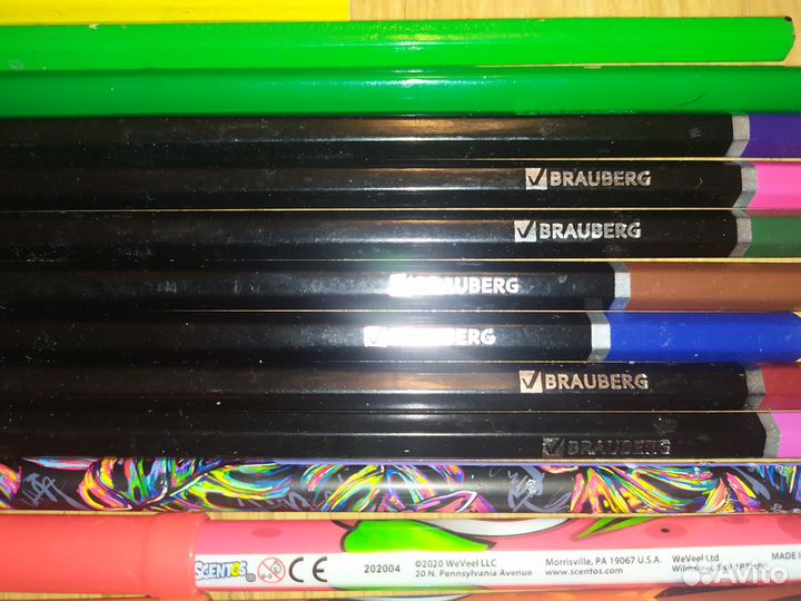 Маркер фломастеры 9шт карандаши 12шт цена за всё