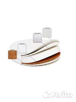 Матрас детский круглый для новорожденных