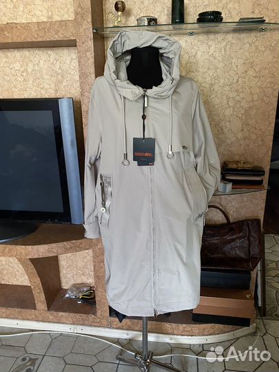 Плащ весенний летний женский, новый, 52 размер