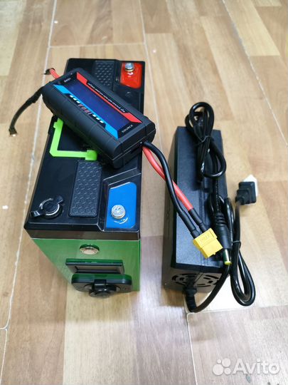 Аккумулятор 12в 30ач lifepo4 с ватметром