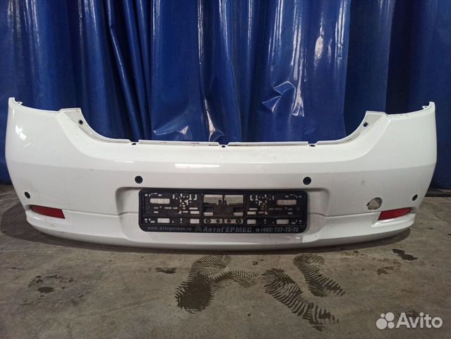 Бампер задний с парктрониками. Рено логан 2