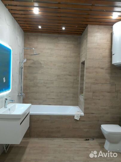 Ремонт квартира. Ванна туалет