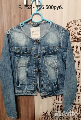Джинсовка, жилетка для девочки р. 152 - 156