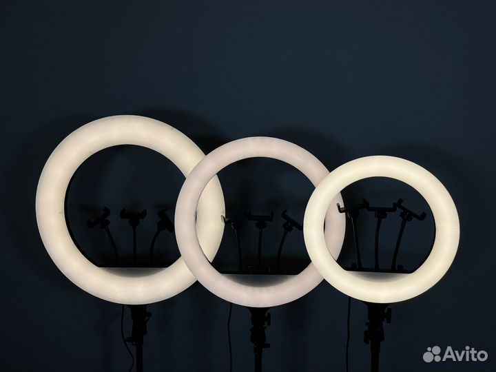 Кольцевая лампа RL 14 18 21 для селфи и фото