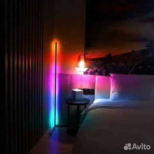 Cветодиодный LED tube RGB торшер светильник 140cм