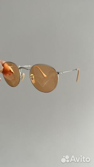 Очки Ray Ban персиковые оригинал