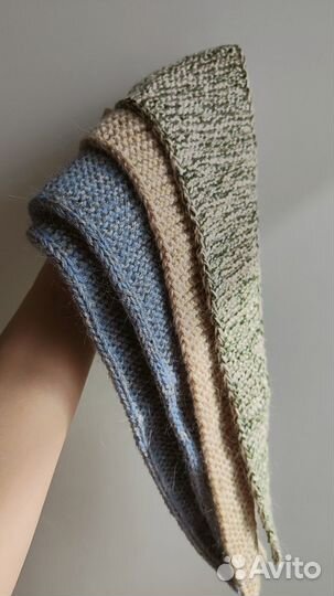 Вязаный шарф/косынка