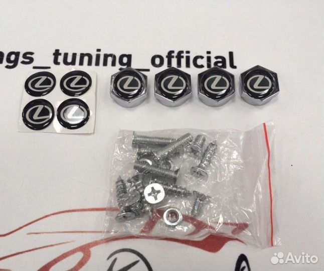 Болты крепления номеров Lexus
