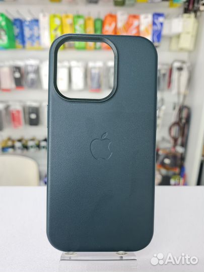 Чехол для iPhone 14 Pro Кожаный