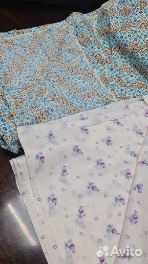 Много ситца в мелкий рисунок