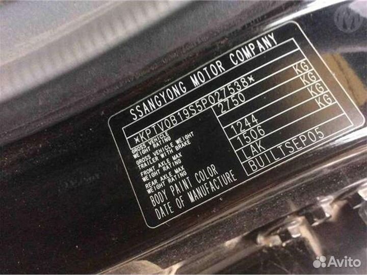 Разбор на запчасти SsangYong Rodius 2004-2013