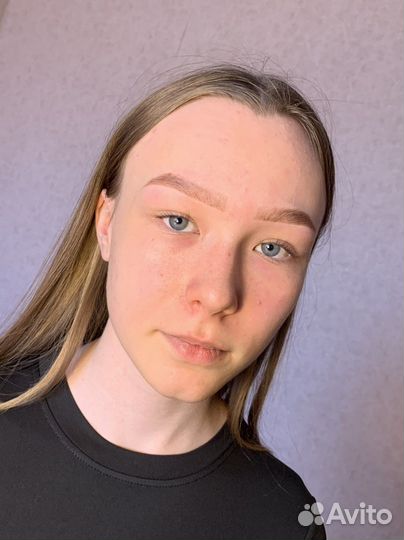 Оформление бровей, долговременная укладка, окрашив