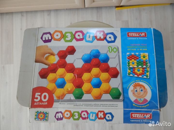Игрушки пазлы мозайка